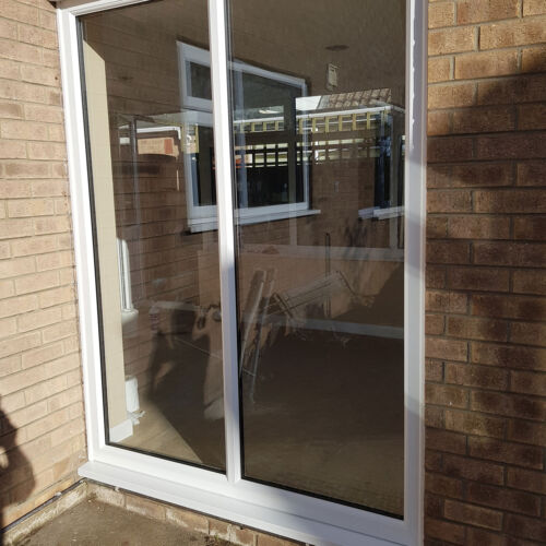 Patio Door to Window Conversion